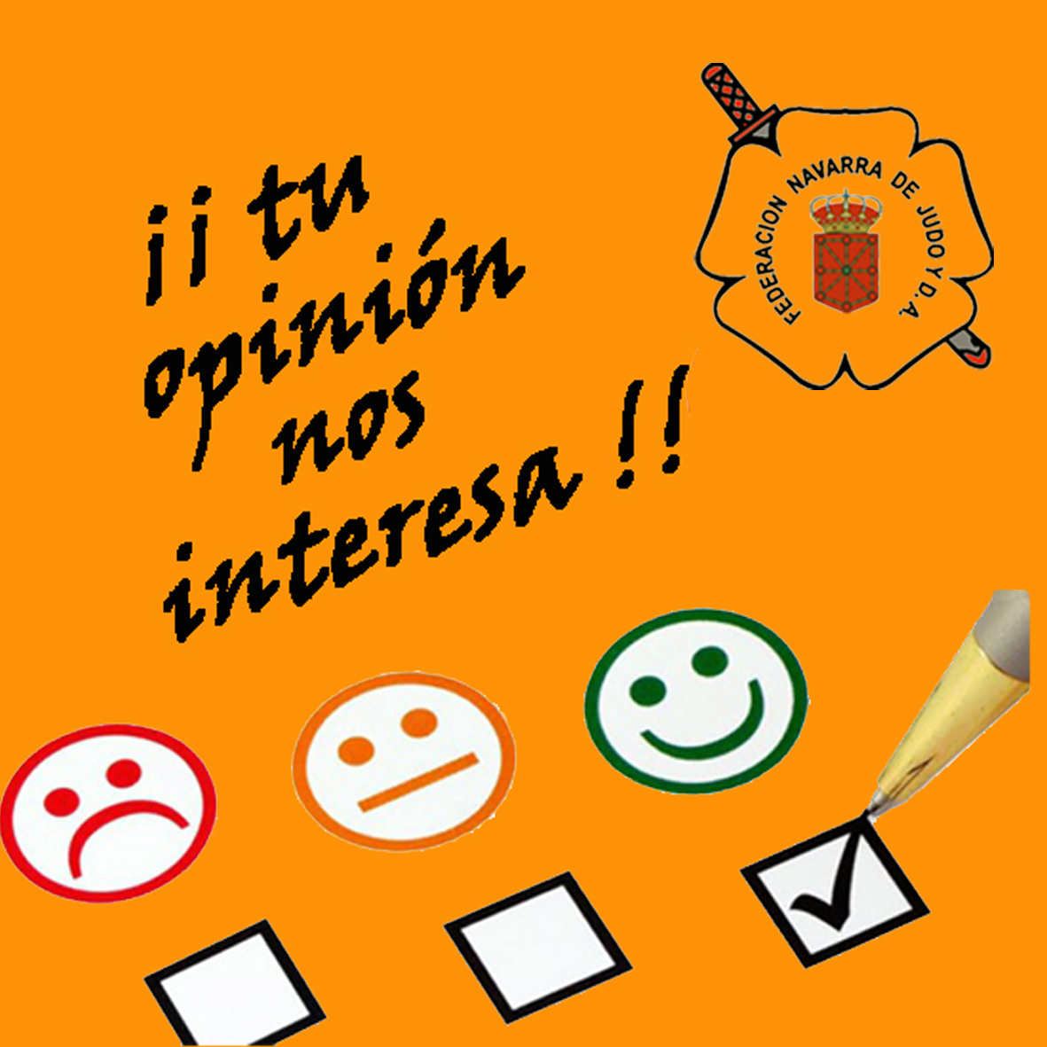 ENCUESTA FEDERACI&Oacute;N NAVARRA DE JUDO Y D.A.